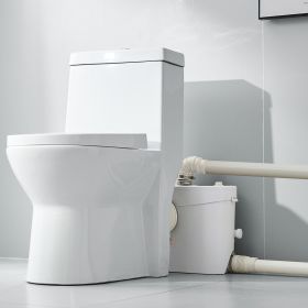 Macerator Pum 900W 48 GPM Flow 40 Ft Head Lift Pum For Toilet Basement Sink