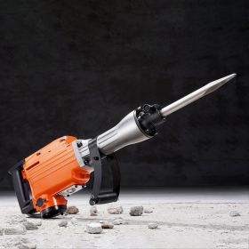 Demolition Jack Hammer Concrete Breaker 2200W Electric Hammer 2 Chisel Bits