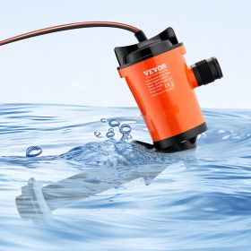 Livewell Pump For Boat 12V 800 GPH 90° Livewell Aerator Pump Baitwell Pump