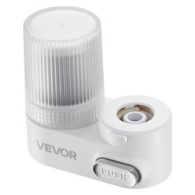 Faucet Mount Water Filter Sink Water Purifier for Kitchen Vertical White