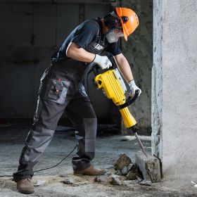 Demolition Jack Hammer Concrete Breaker 2200W Electric Hammer 2 Chisel Bit