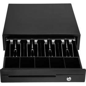Cash Register Drawer, 13 12 V, For POS System With 4 Bill 5 Coin Cash Tray, Removable Coin Compartment 2 Keys Included, RJ11 RJ12 Cable For Super (Option: Default)