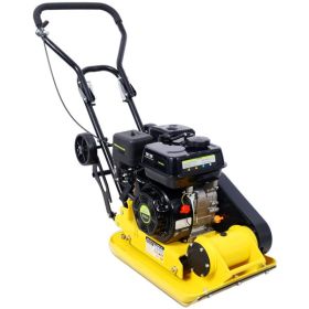 7.0HP 5500PPM MAX Gas Vibration Compactor With A Pressure Capacity Of 20 X 14 Inches, Equipped With Built-in Wheels, In Compliance With EPA Stand (Option: Yellow)