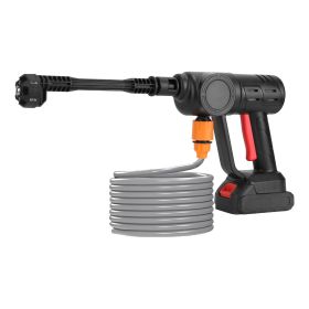 Cordless Pressure Washer With 6 In 1 Nozzle Portable Electric Power Washer High Pressure Water Sprayer 1000PSI Car Washer Cleaner With 6000mAh 21 (Option: 5Cell)